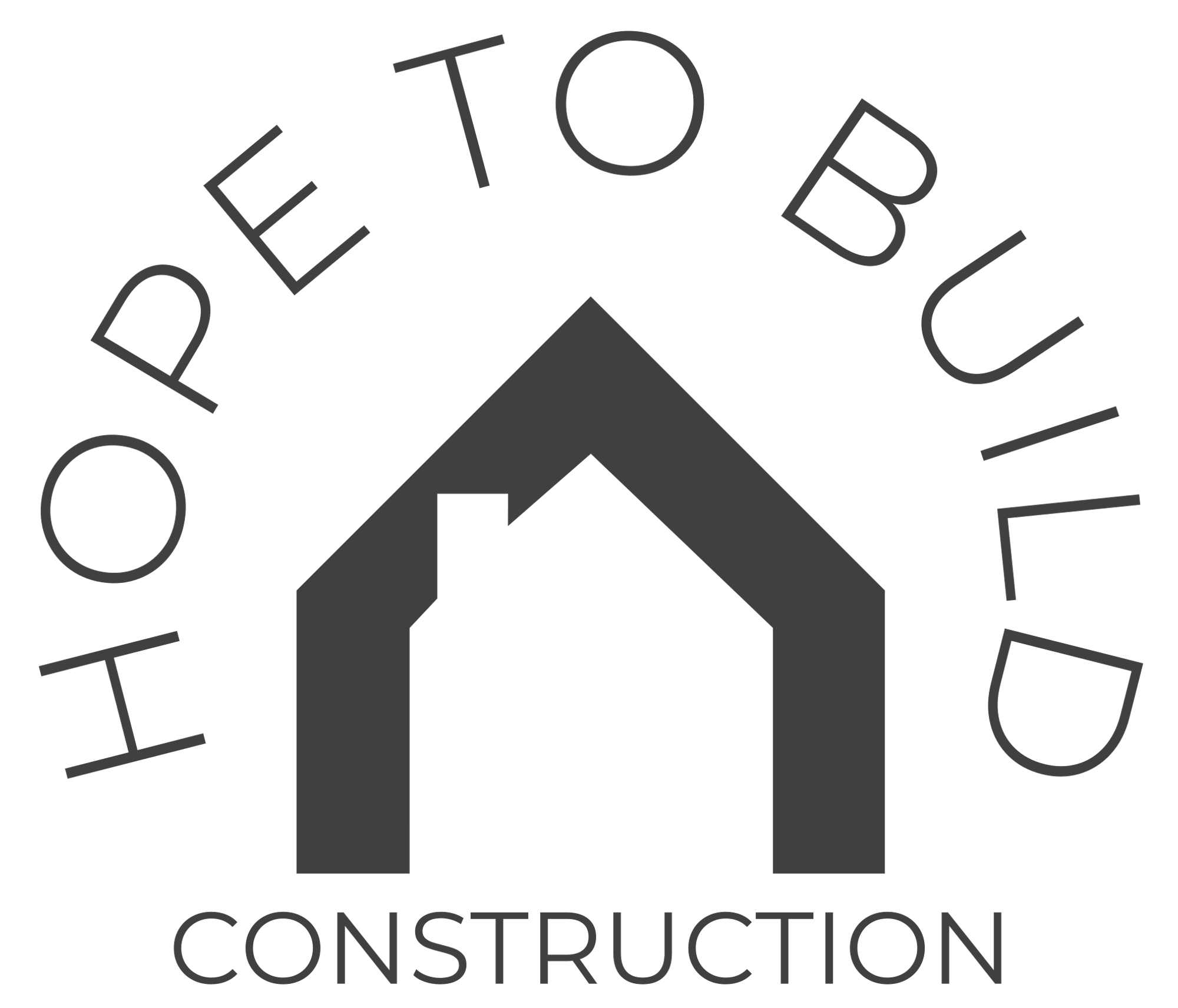 HopeToBuild Construction Logo